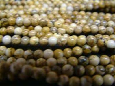 PICTURE JASPER BEAD STRING. SP353