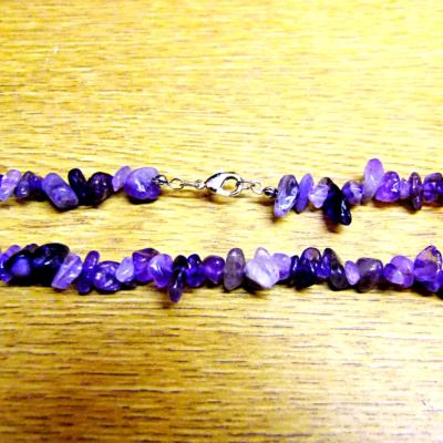 GEM CHIP NECKLACE IN AMETHYST (10 PACK).   SPR14300NWH