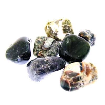 TREE MOSS AGATE POLISHED TUMBLE STONES 500g BAG.   SPR14412WHA