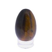 Gemstone Mini Egg In Tiger's Eye.   SPR17422POL