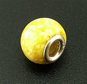 CHARM BEAD WITH STERLING SILVER LINING. 68200027