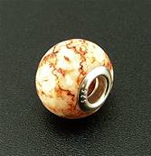 CHARM BEAD WITH STERLING SILVER LINING. 68200028