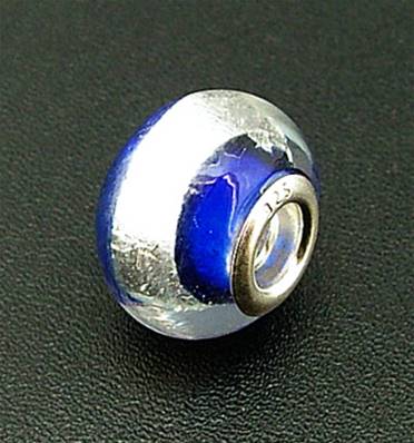 CHARM BEAD WITH STERLING SILVER LINING. 68200064