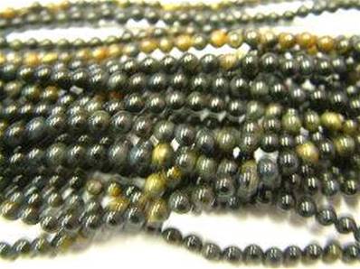 BLUE TIGERSEYE BEAD STRING. SPR3303
