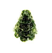 A GEMSTONE MINI CHRISTMAS TREE CARVING IN WYOMING JADE.   SP12973POL