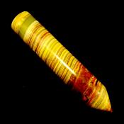 GEMSTONE ROUND SECTION PENCIL POINT IN ONYX.   SP15035POL