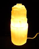 Selenite (Satin Spar) Mountain Electric Lamp.   SP15126
