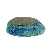 Agate Slice Single Hole Tea Light Holder.   SP15647POL 