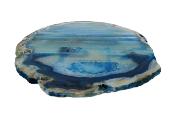 Agate Polished Slice Specimen Coloured Blue.   SP15683POL