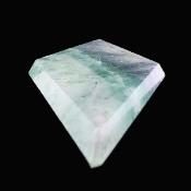 Green/ Purple Fluorite Fully Polished Diamond Shape Slice Specimen.   SP17156POL