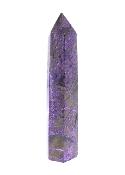 Atlantasite, Stitchtite With Serpentine Fully Polished And Facetted Point/ Tower Specimen.   SP17361POL