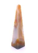 Fully Polished Obelisk In Grey/ Brown Coloured Agate.   SP17605POL