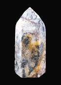 Chalcedony Fully Polished And Facetted Point/ Tower Specimen.   SP17630POL