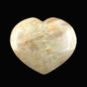 Gemstone Fully Polished Heart In Sheen Moonstone.   SP17744POL