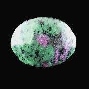 Ruby In Zoisite Fully Polished Pebble/ Palm Stone.   SP17748POL