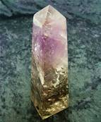 SMOKEY AMETHYST OBELISK. SP5124POL