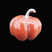 Pumpkin Carving in Copper Goldstone.   SPR17180POL