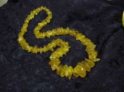 AMBER CHIP EXTRA CHUNKY NECKLACE