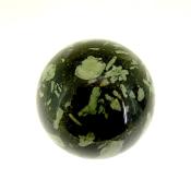GENSTONE SPHERE IN CHINESE WRITING STONE.   SP13880POL