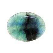 Blue Fluorite Polished Palmstone.   SP15893POL