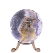 Gemstone Sphere In Chevron Quartz.   SP17382POL