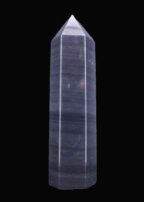 Ice Obsidian Fully Polished And Facetted Tower/ Point Specimen.   SP17466POL