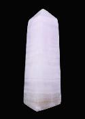 Fully Polished Gemstone Obelisk In Mangano Calcite.   SP17601POL 