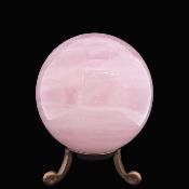 Gemstone Sphere In Rose Quartz.   SP17809POL