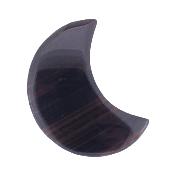 Ice Obsidian Polished Crescent Moon.   SP17915POL
