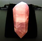 POLISHED LAVENDER QUARTZ DOUBLE TERMINATED POINT/ WAND.   SP9703POL