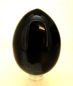AGATE GEODE EGG IN BLACK. SP9761POL