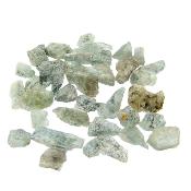 Hematite in Aquamarine Raw Crystal Chips.   SPR15904