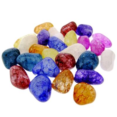 Crackle Quartz Polished Tumble Stones (1kg Bag).   SPR16919WHA