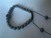 Cord Strung Hematite Bracelet. cyn83056