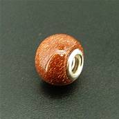 CHARM BEAD WITH STERLING SILVER LINING. 68200002