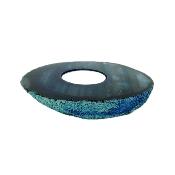 Agate Slice Single Hole Tea Light Holder.   SP15647POL 