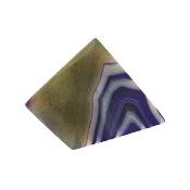Pyramid in Purple/ Grey Coloured Agate.   SP15674POL