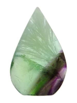 Snowflake Fluorite Mini 'Flame' Carving.   SP16713POL