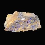 Azurite With Malachite Formations On Matrix Specimen.   SP16760