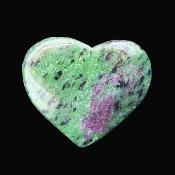 Ruby In Zoisite Fully Polished Gemstone Heart.   SP17129POL