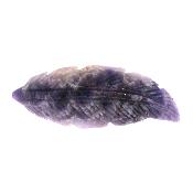 Carving Of A Feather In Amethyst.   SP17148POL