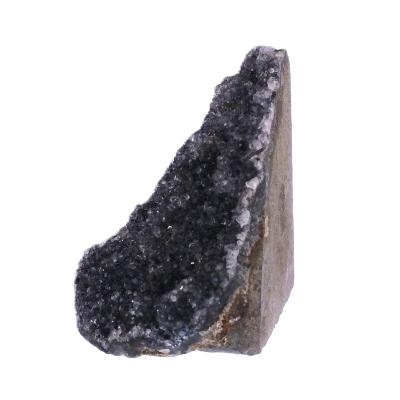 Black Amethyst Druze On Matrix Specimen.   SP17184