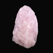 Rose Quartz Raw Crystal Specimen With Flat Cut Base To Stand.   SP17399