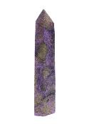 Atlantasite, Stitchtite With Serpentine Fully Polished And Facetted Point/ Tower Specimen.   SP17461POL