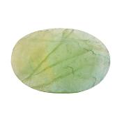 Polished Oval Palm Stone In Green/ Yellow Fluorite.   SP17597POL