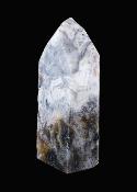Chalcedony Fully Polished And Facetted Point/ Tower Specimen.   SP17630POL