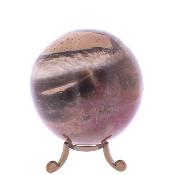 Gemstone Sphere In Petrified Wood.   SP17810POL