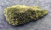 EPIDOTE CRYSTAL FORMATIONS ON MATRIX. SP7686