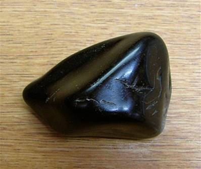 RUSSIAN JET POLISHED PEBBLE SPECIMEN. SP7960POL