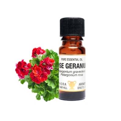 PURE ESSENTIAL OIL - ROSE GERANIUM. pelargonium graveolens / pelargonium rosa. SPR1084